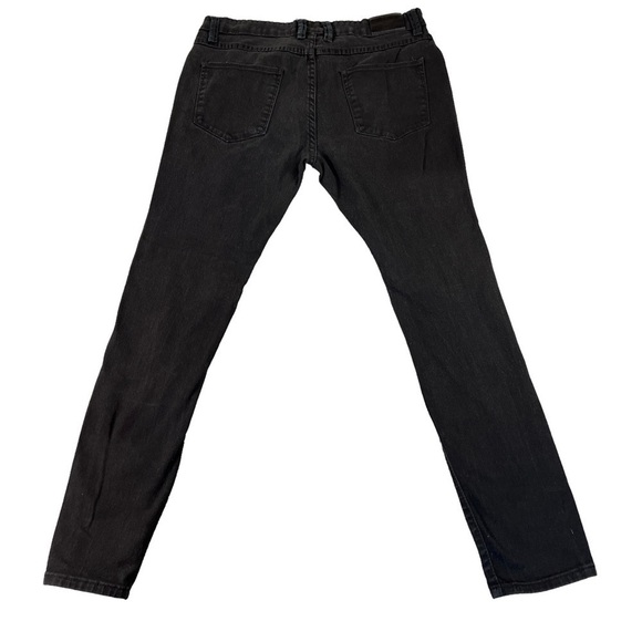 LL BEAN Original Fit Relaxed Elastic Back waist Black Jeans (HEMMED) Size 16 - Picture 3 of 13